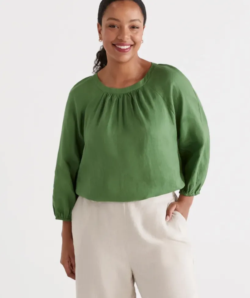 Linen Picnic Tee<Sussan Discount