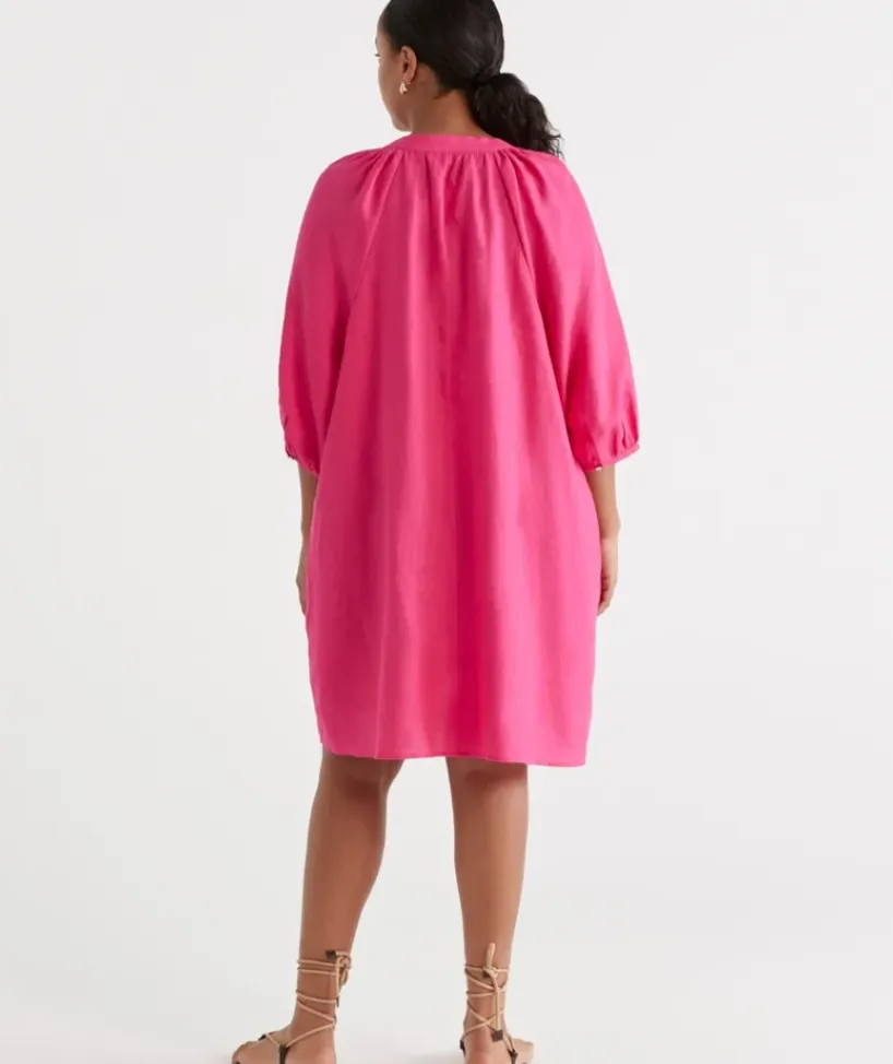 Linen Popover Dress<Sussan Discount