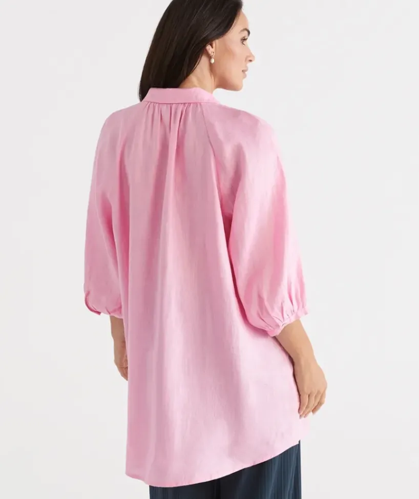 Linen Raglan Shirt<Sussan Outlet