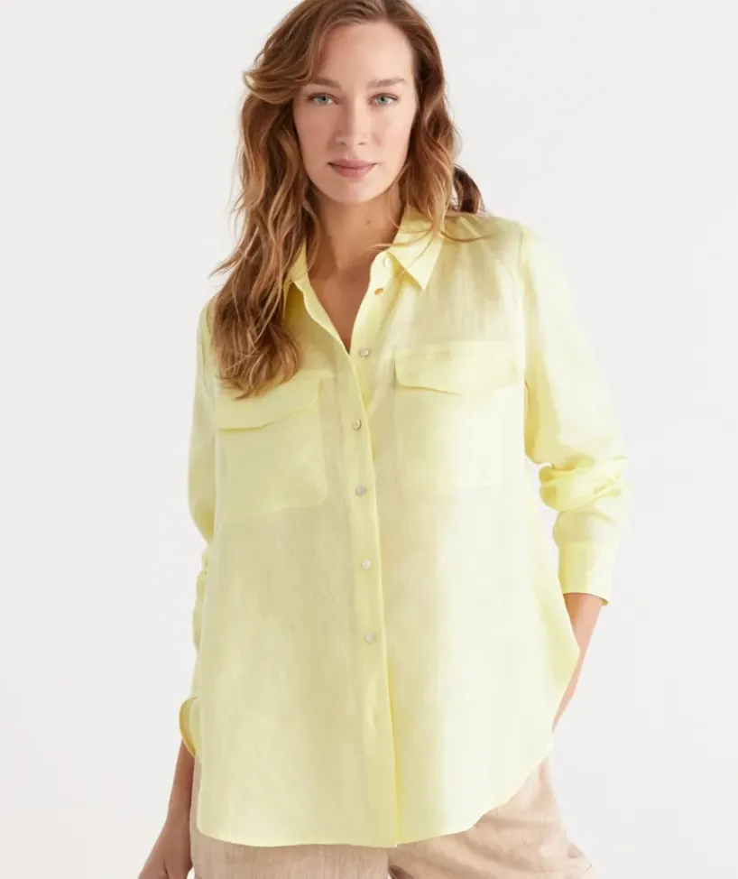Linen Urban Shirt<Sussan Hot