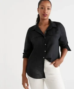 Linen Urban Shirt<Sussan Hot