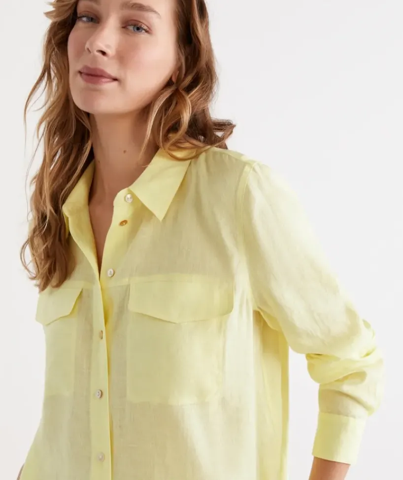 Linen Urban Shirt<Sussan Hot