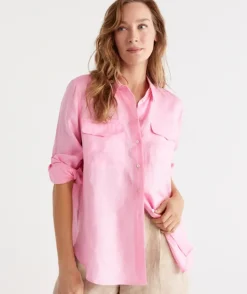 Linen Urban Shirt<Sussan Hot