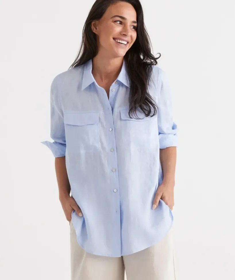 Linen Urban Shirt<Sussan Online