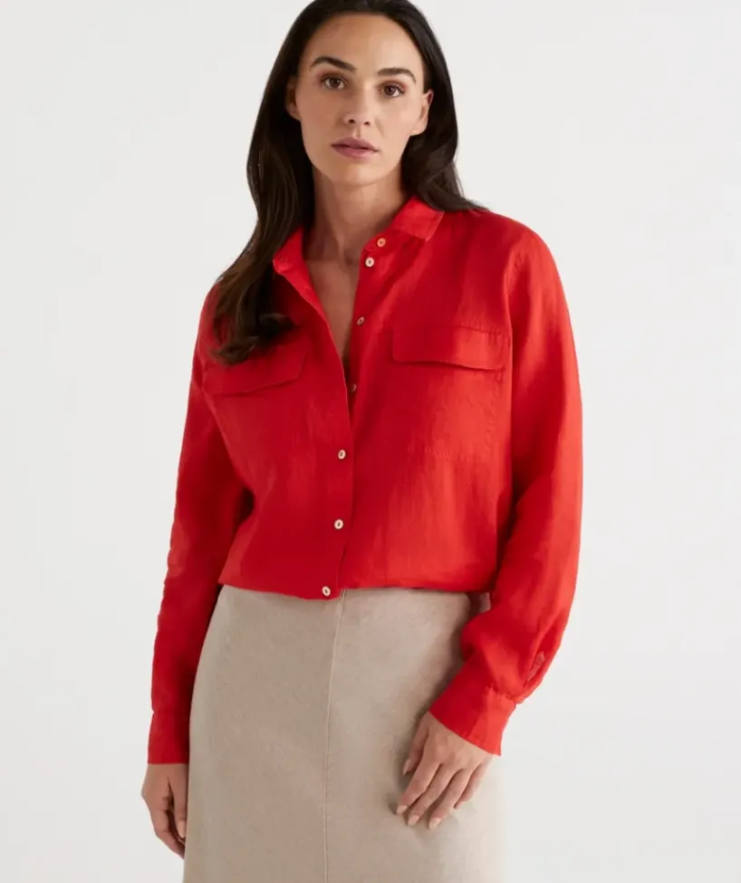 Linen Urban Shirt<Sussan
