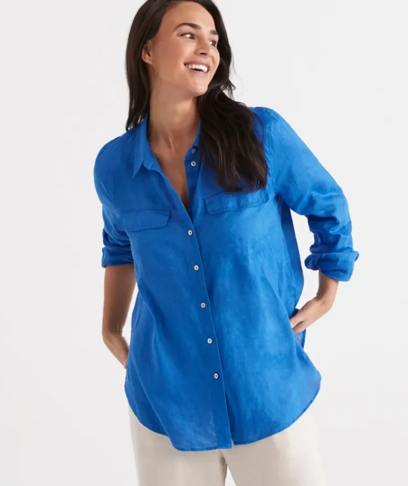 Linen Urban Shirt<Sussan