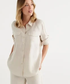 Linen Urban Shirt<Sussan