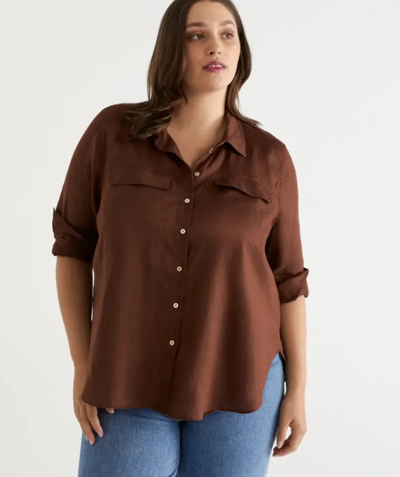 Linen Urban Shirt<Sussan