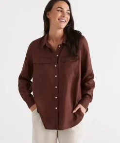 Linen Urban Shirt<Sussan