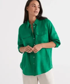 Linen Urban Shirt<Sussan Hot