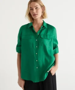 Linen Urban Shirt<Sussan Best