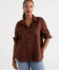 Linen Urban Shirt<Sussan Best