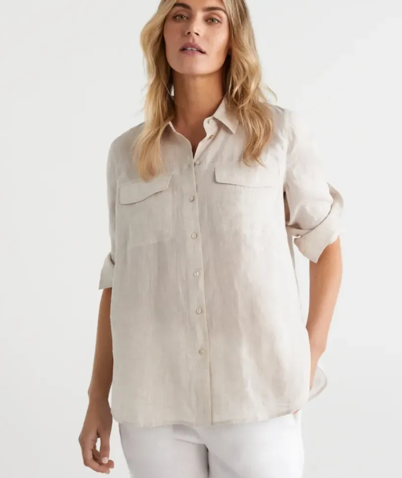 Linen Urban Shirt<Sussan