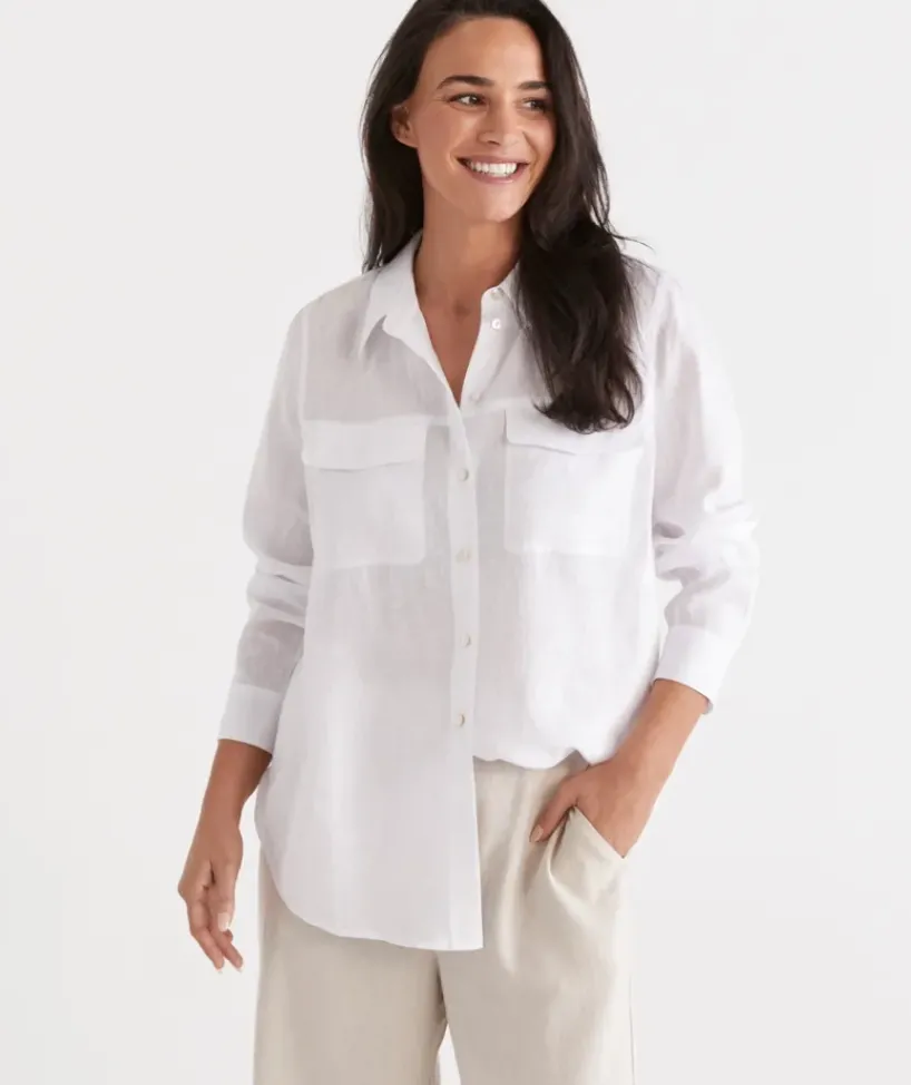 Linen Urban Shirt<Sussan