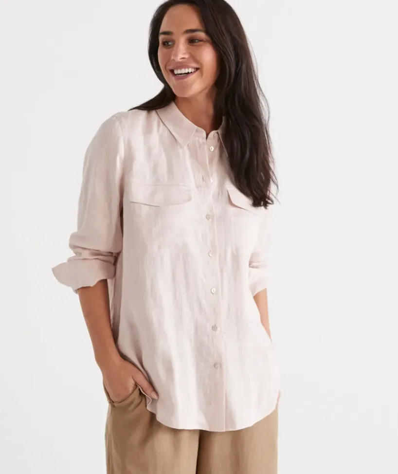 Linen Urban Shirt<Sussan