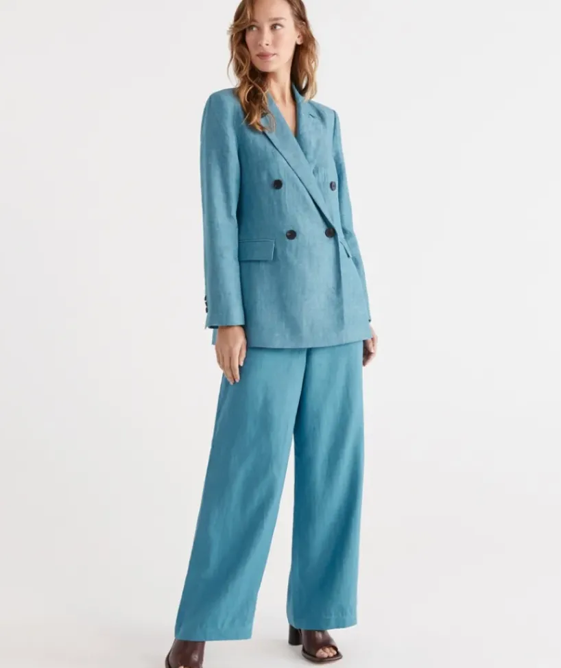 Linen Wide Leg Pant<Sussan Sale