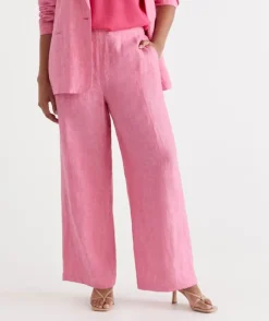 Linen Wide Leg Pant<Sussan Sale