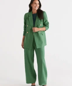 Linen Wide Leg Pant<Sussan Clearance