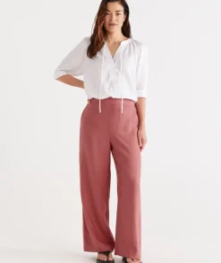 Linen Wide Leg Pant<Sussan Clearance