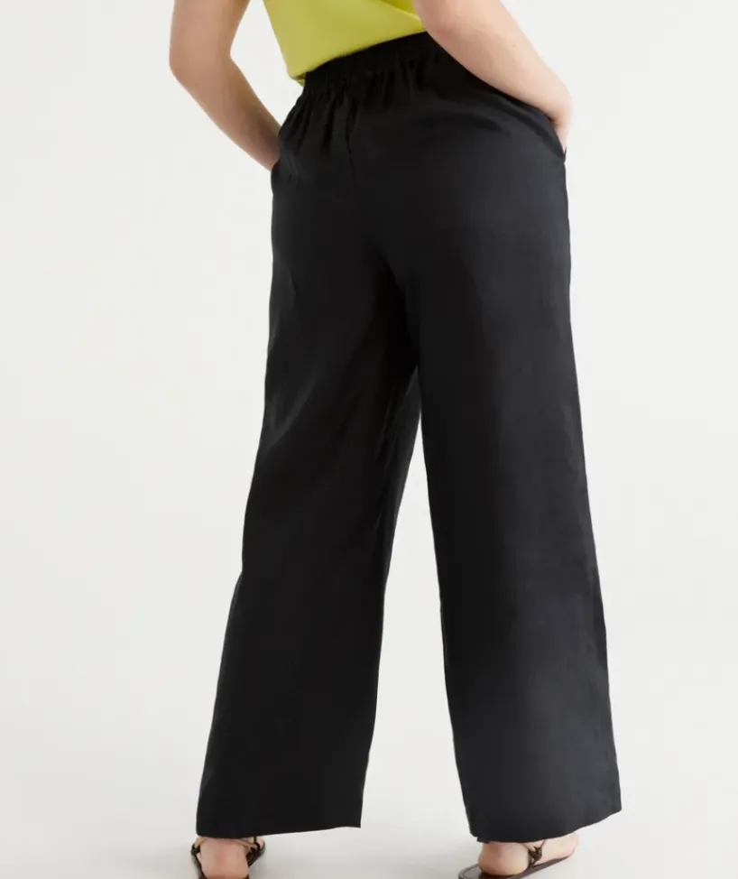 Linen Wide Leg Pant<Sussan Discount