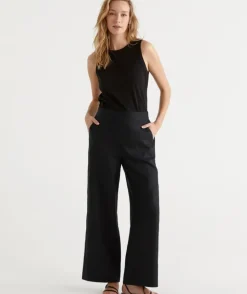 Linen Wide Leg Pant<Sussan Discount