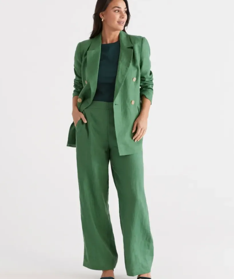 Linen Wide Leg Pant<Sussan Outlet