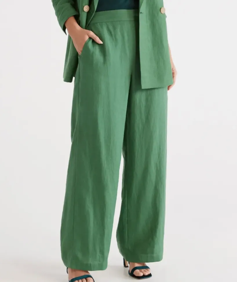 Linen Wide Leg Pant<Sussan Outlet