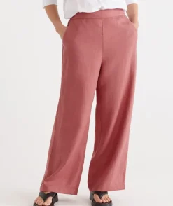 Linen Wide Leg Pant<Sussan Outlet