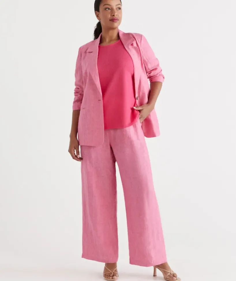 Linen Wide Leg Pant<Sussan Outlet