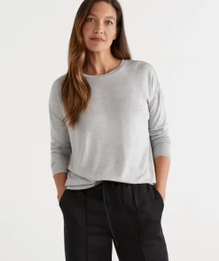 Marle Crew Neck Long Sleeve Top<Sussan Discount