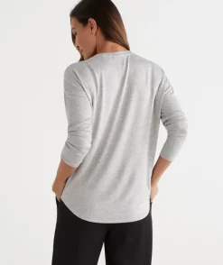 Marle Crew Neck Long Sleeve Top<Sussan Discount
