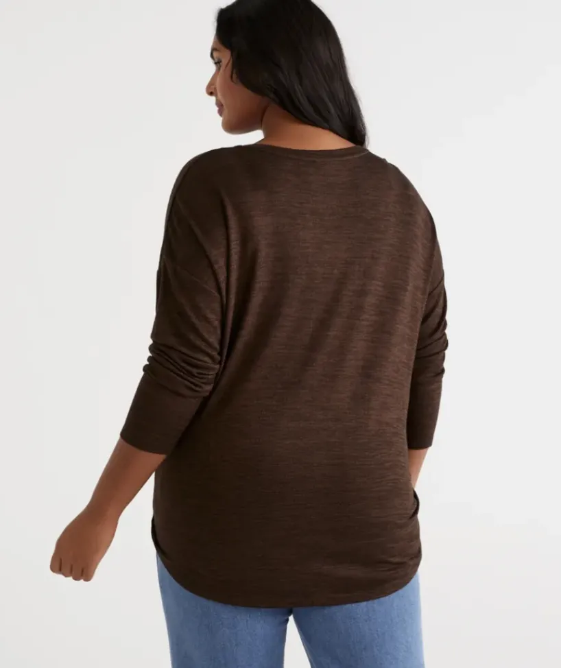Marle Crew Neck Long Sleeve Top<Sussan Discount