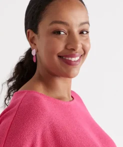 Matte Drop Earrings<Sussan Online