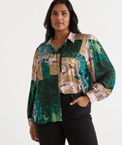 Mineral Patchwork Shirt<Sussan New