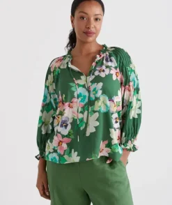 Pastel Floral Blouse<Sussan