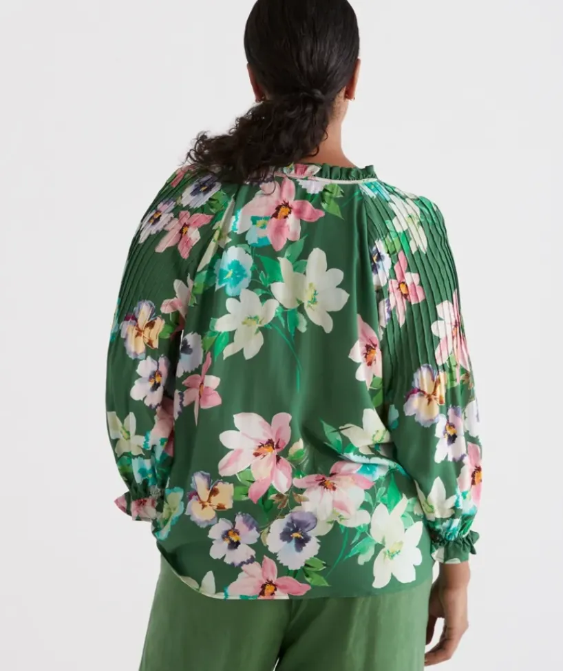 Pastel Floral Blouse<Sussan