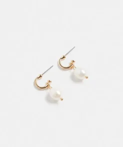 Pearl Huggie Earrings<Sussan Best