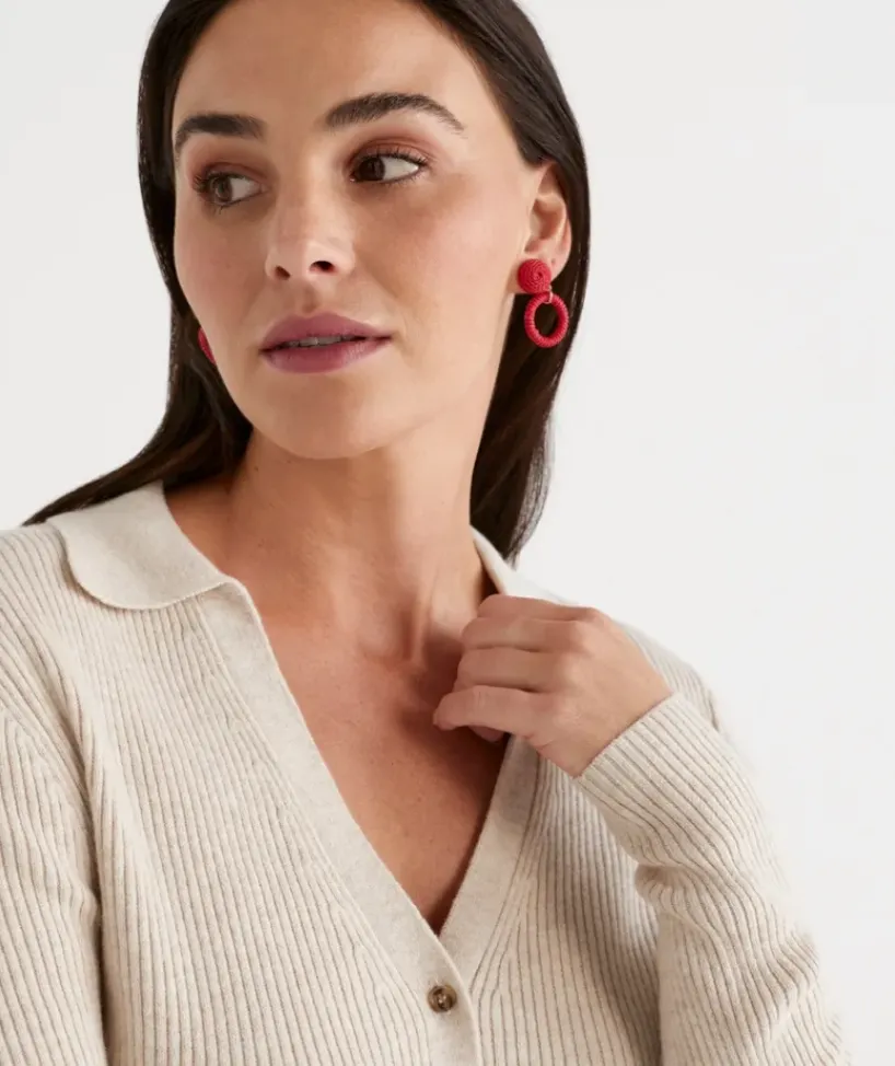 Pink Drop Earrings<Sussan Online