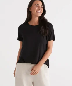 Pleat Back Tee<Sussan