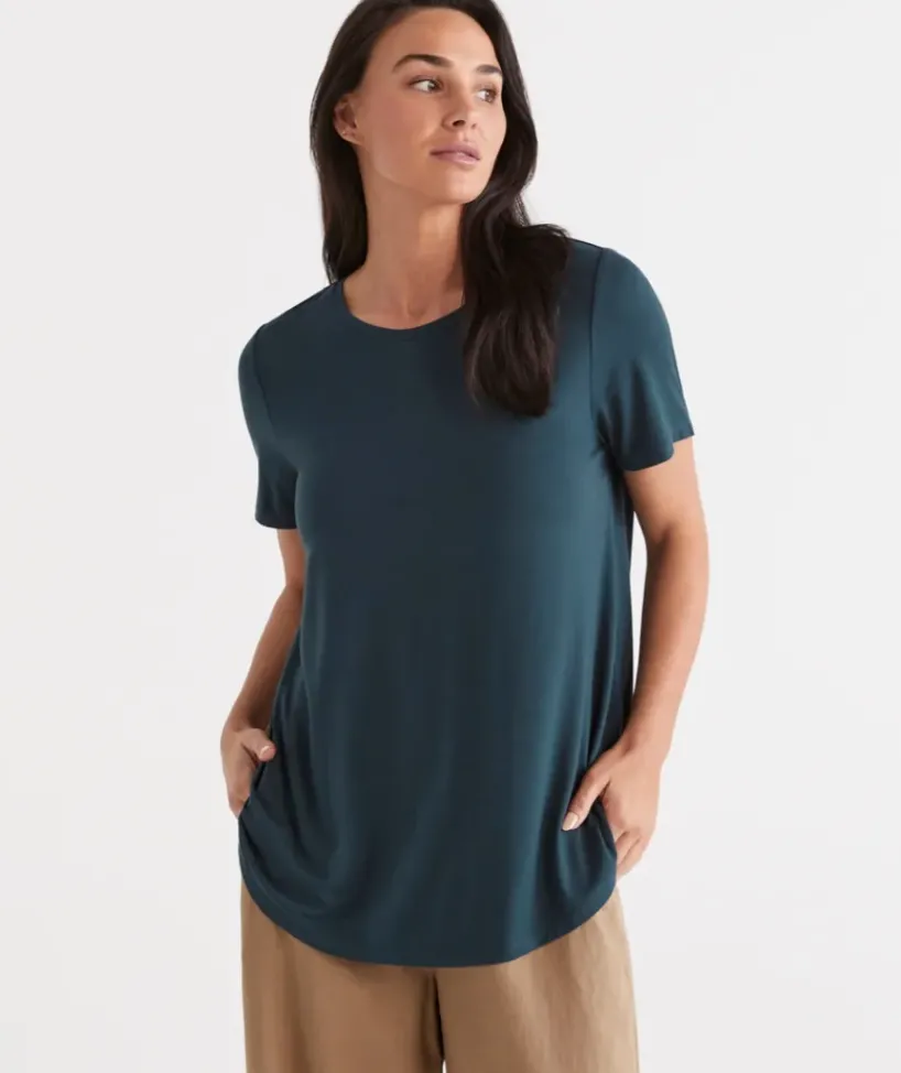 Pleat Back Tee<Sussan New