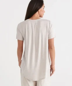 Pleat Back Tee<Sussan Clearance