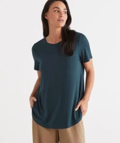 Pleat Back Tee<Sussan Clearance