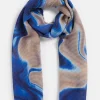 Pleated Marble Scarf<Sussan