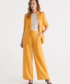 Pleated Wide Leg Pant<Sussan