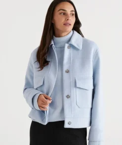 Pocket Detail Carcoat<Sussan Clearance