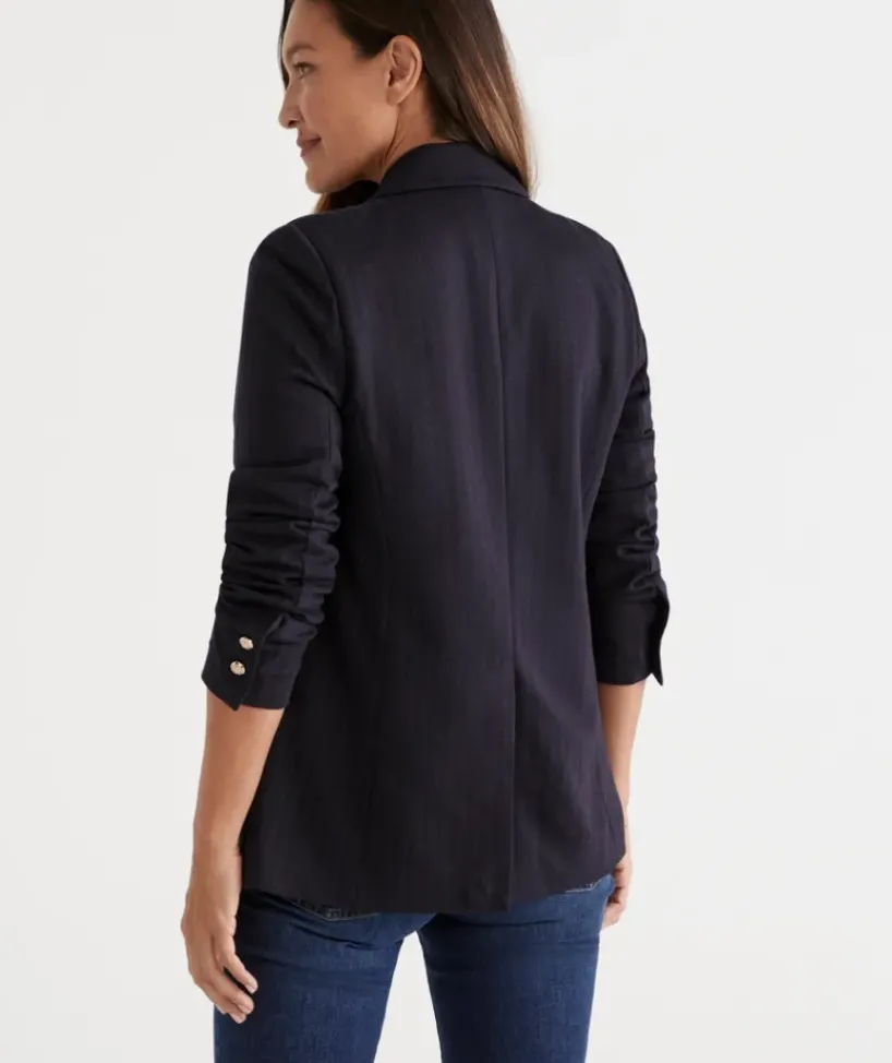 Ponte Cut Away Blazer<Sussan Sale