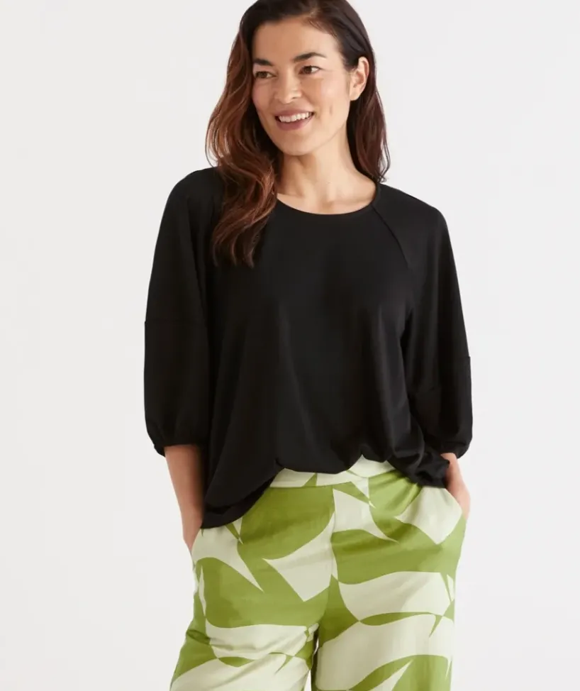 Raglan Puff Sleeve Top<Sussan Sale