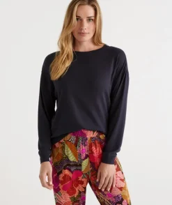 Relaxed Crew Neck Top<Sussan Clearance