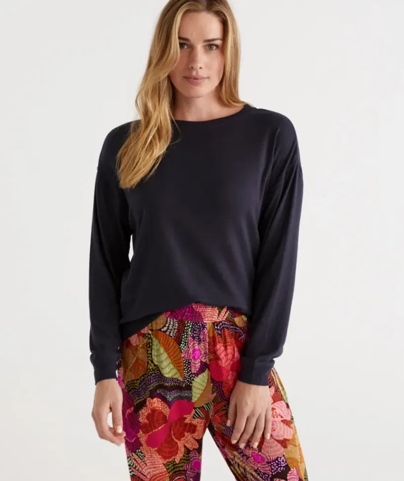 Relaxed Crew Neck Top<Sussan Outlet