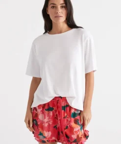 Relaxed Rib Australian Cotton Pyjama T-Shirt<Sussan Sale